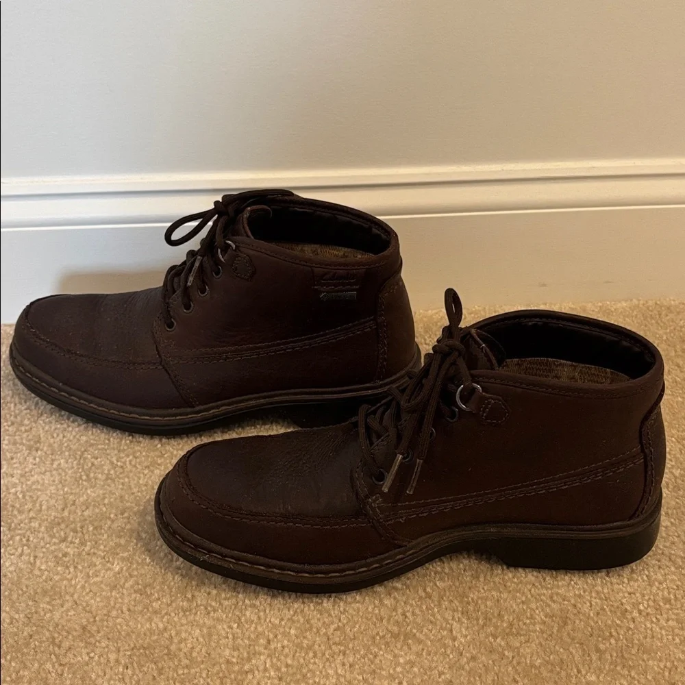 Clarks Gore-Tex Active Air Men's Brown Leather Boots